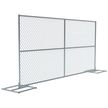 Construction Metal Mobile Fence Panel Temporary Fence Chain Link Filled